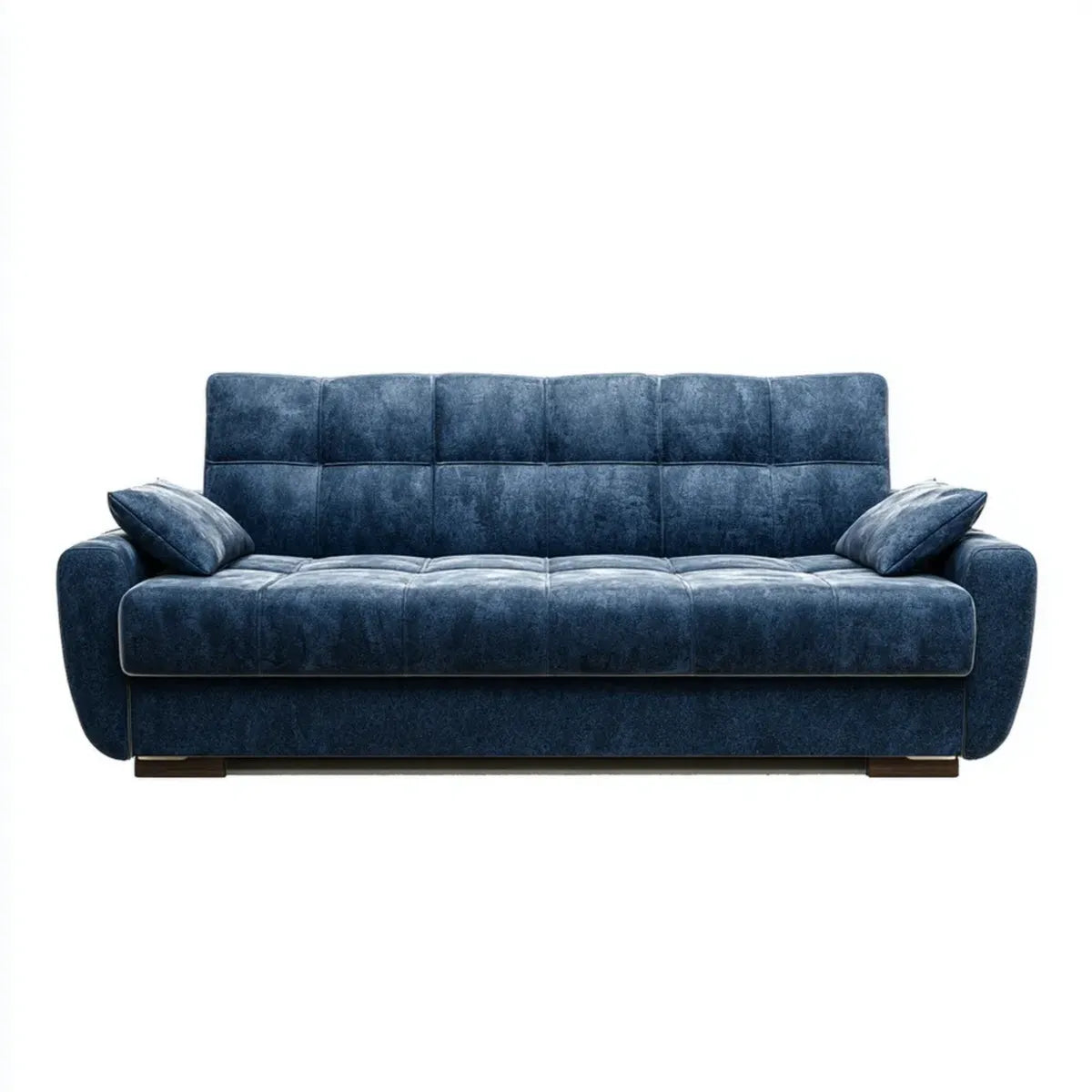 3-Sitzer Sofa Dunkelblau 230 x 100 x 90 cm Polyester Rechteckig