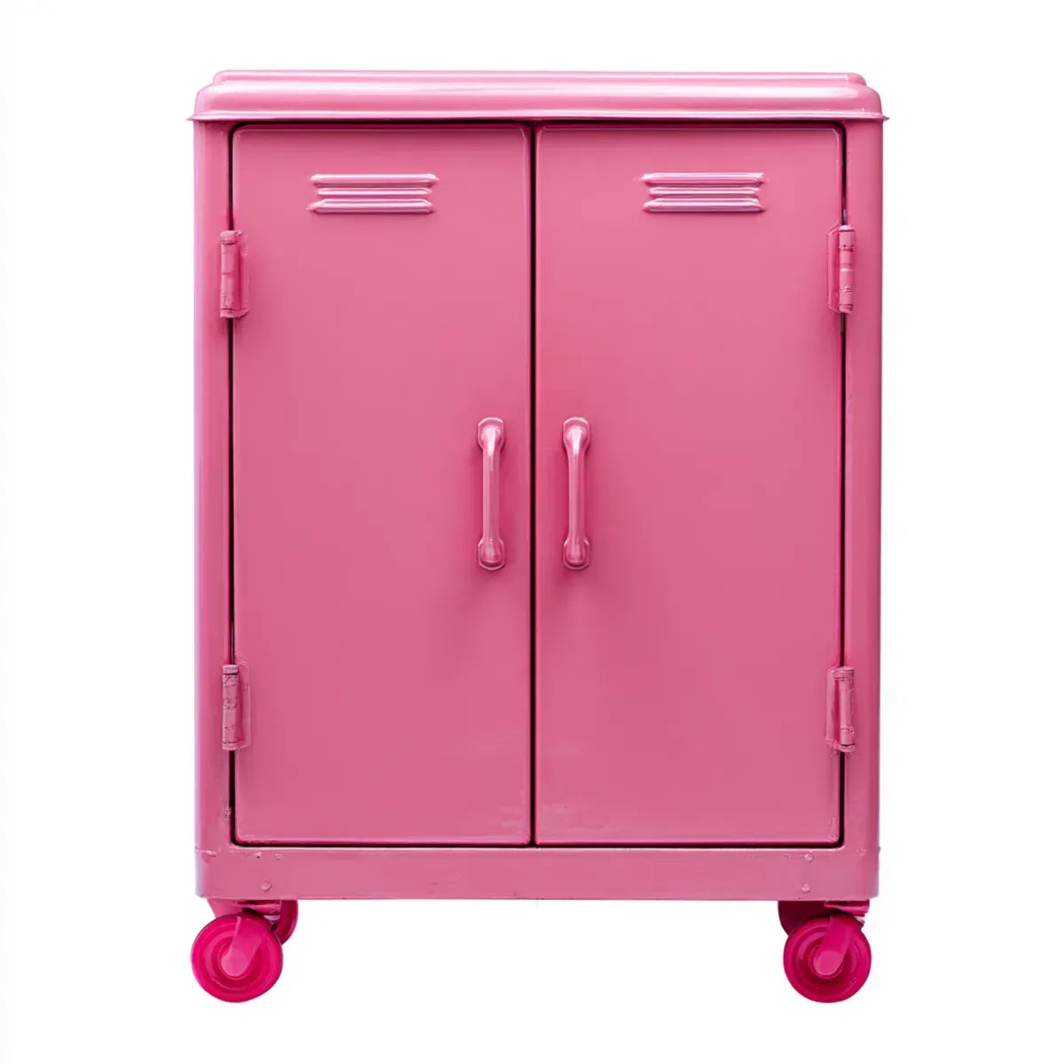 Rollcontainer Büroschrank Rosa 80 x 40 x 100 cm Stahl rechteckig